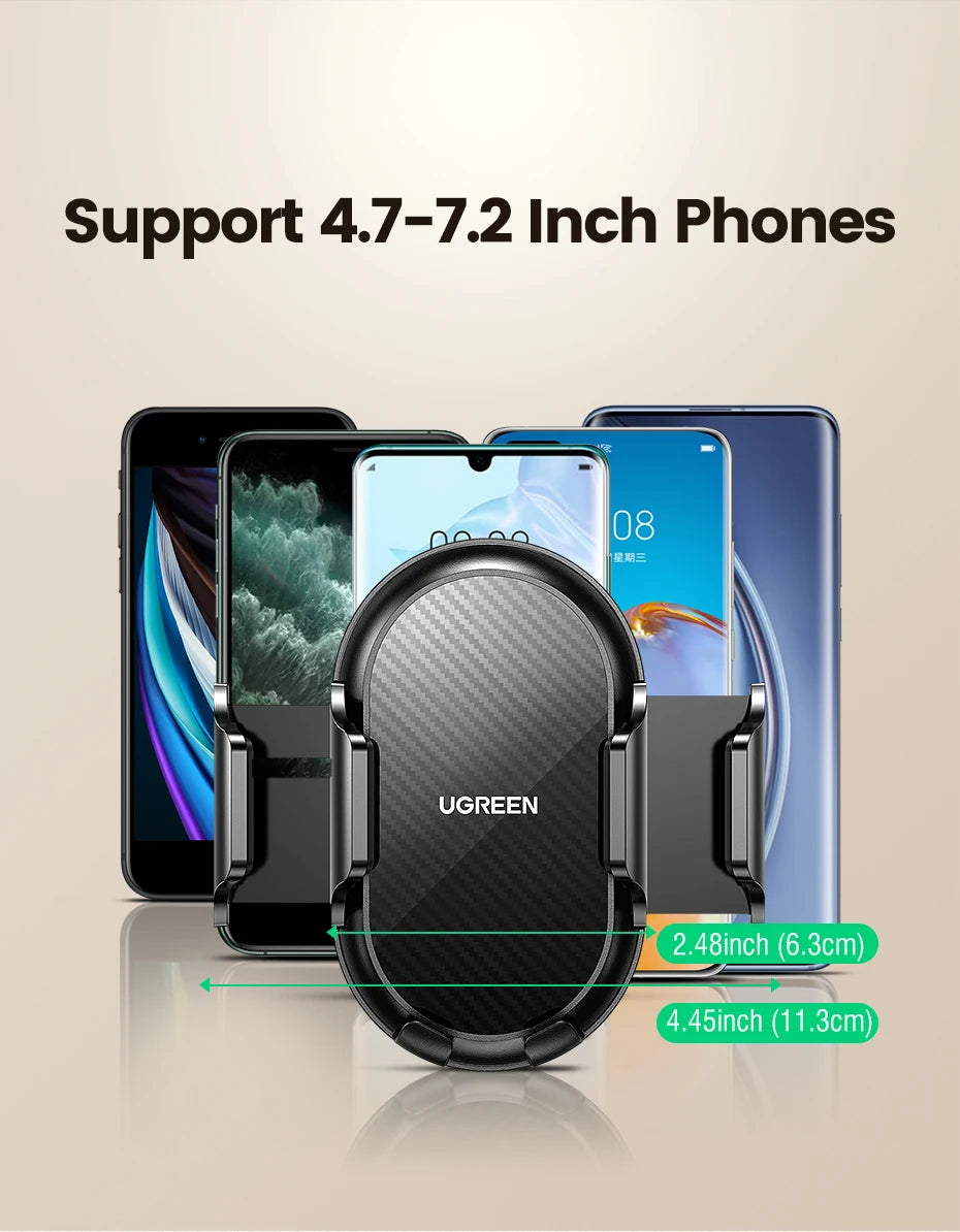 UGREEN Car Cup Phone Holder for Mobile Phone Stand in Car Phone Holder Stand for iPhone 15 14 Pro Max Xiaomi Huawei Phone Stand