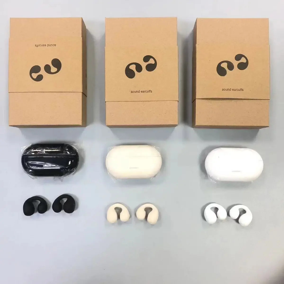 Cross-border explosive non-in-ear bone conduction ear clip Bluetooth headset true wireless in-ear high-quality sports hanging