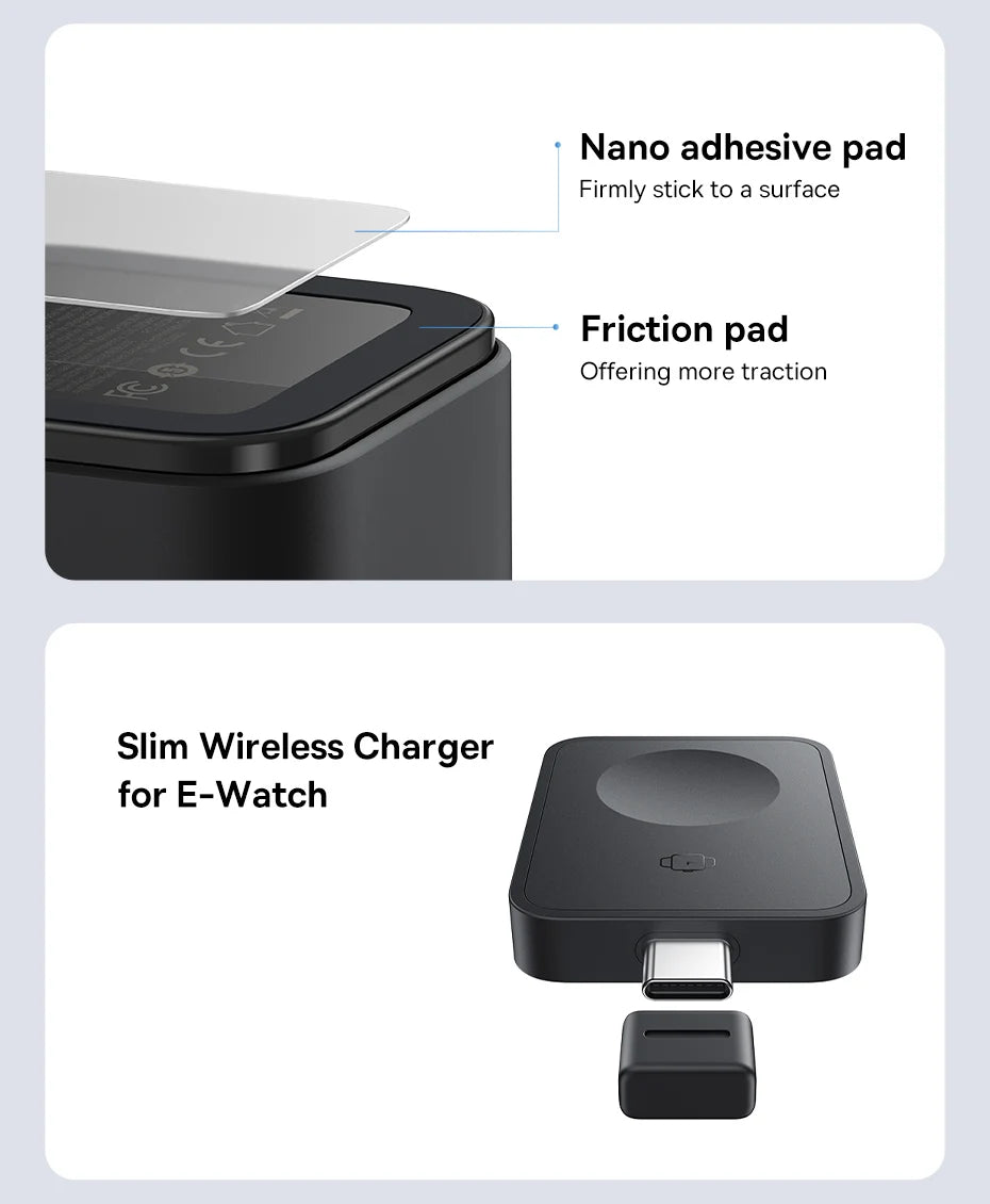 Baseus 3 in 1 25W Magnetic Wireless Charger Stand 15W Fast Wireless Charging Desktop Dock Station For iPhone16 15 14 13 Airpod