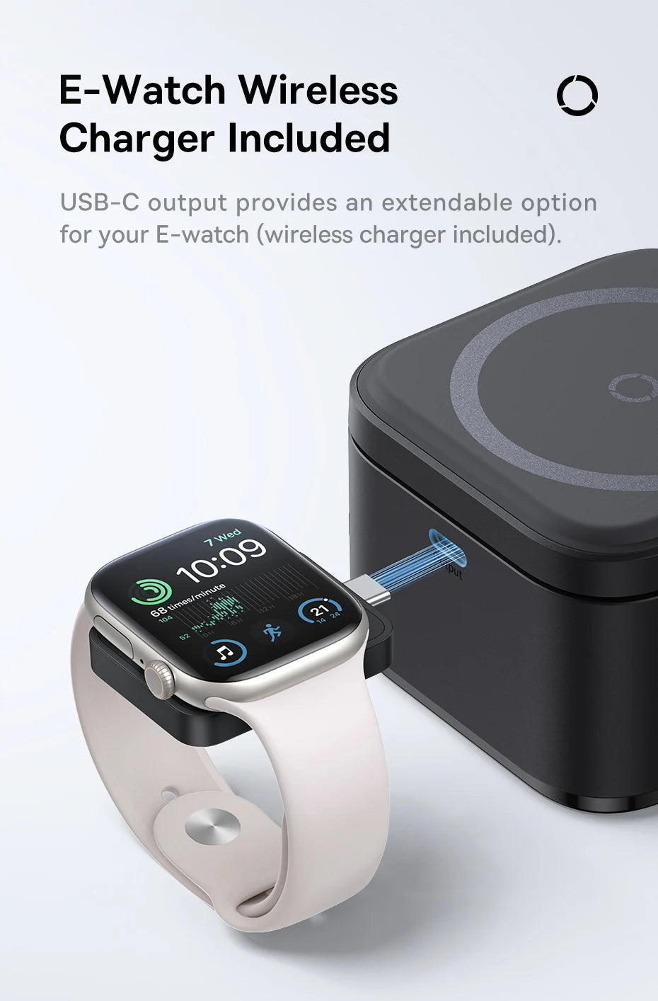 Baseus 3 in 1 25W Magnetic Wireless Charger Stand 15W Fast Wireless Charging Desktop Dock Station For iPhone16 15 14 13 Airpod