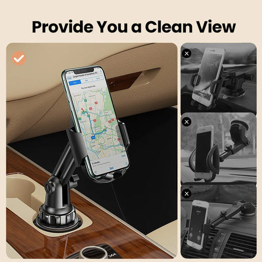 UGREEN Car Cup Phone Holder for Mobile Phone Stand in Car Phone Holder Stand for iPhone 15 14 Pro Max Xiaomi Huawei Phone Stand